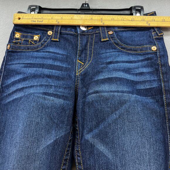 True Religion Jeans Women's 28 (6) Blue Hi-Rise Legging Ankle Skinny Preppy - Picture 10 of 14